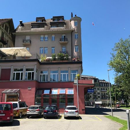 Modern Family Apartment In Interlaken Center Exteriör bild