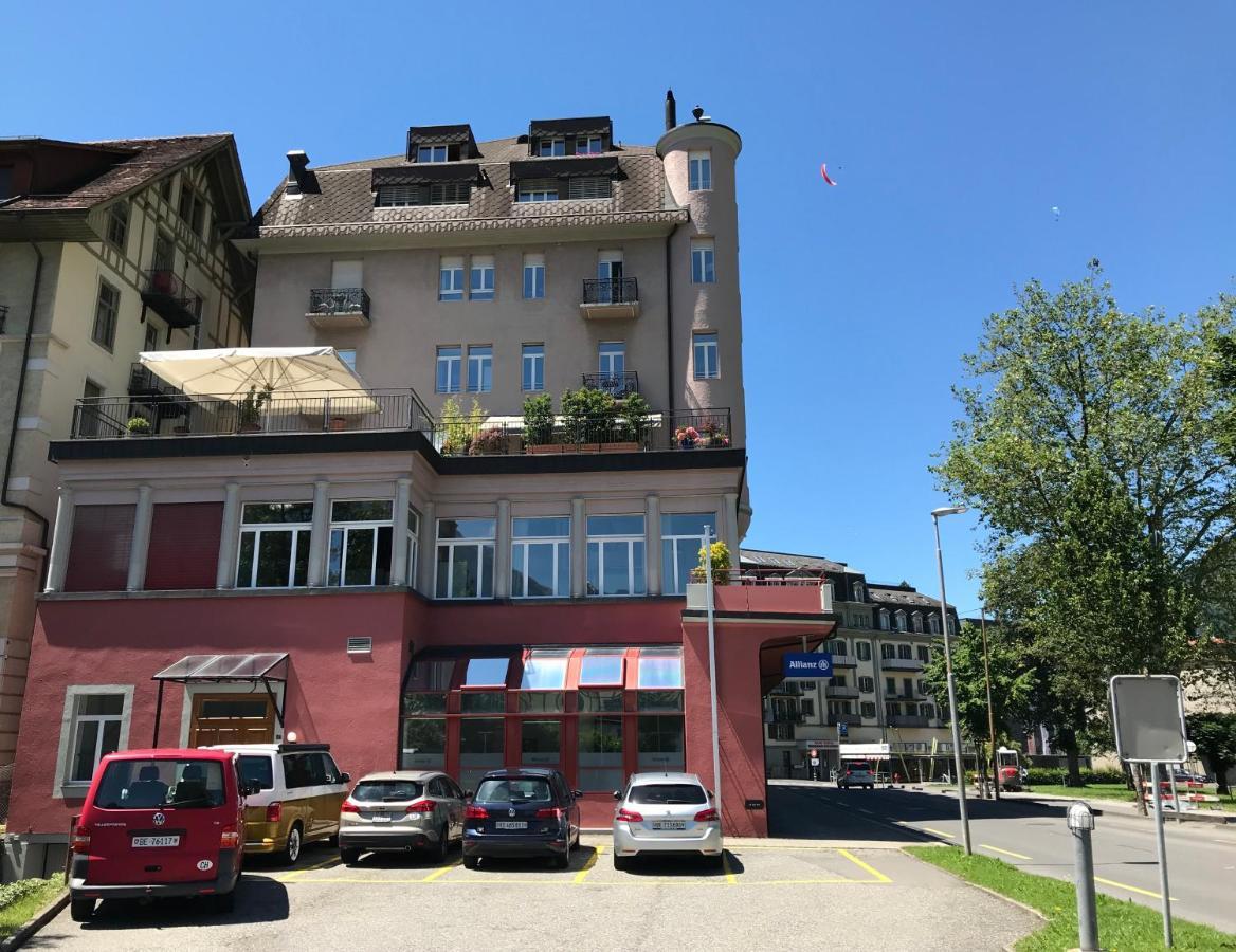 Modern Family Apartment In Interlaken Center Exteriör bild